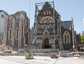 Chrsitchurch damaged Catherdral