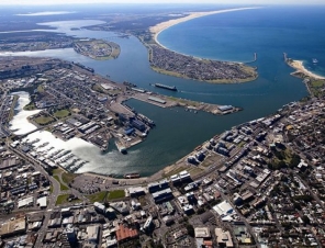 Newcastle from the air