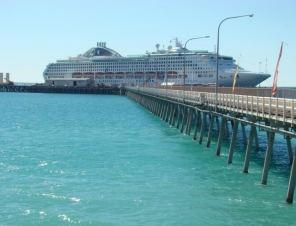 Cruise ship at Broome